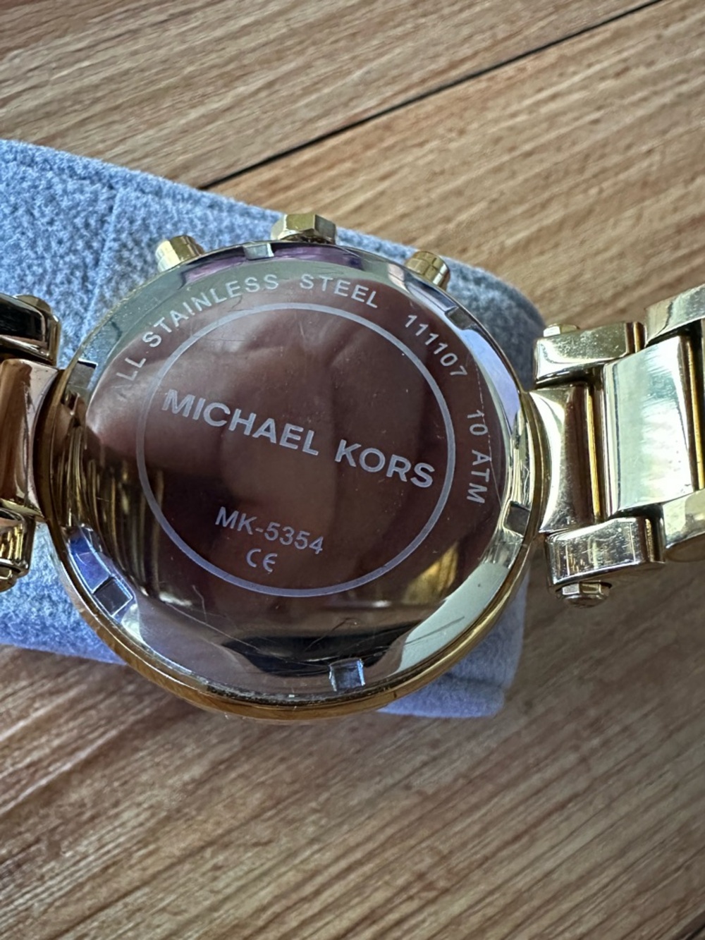 Michael Kors Parker Gold Crystal-Accented Women's Watch MK 5354 - Picture 5 of 5